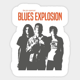 Blues Explosion Sticker